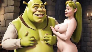 Fiona is Longing For an Ogre Sized Dick to Fill Her Up - Shrek Porn Parody