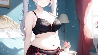 Chubby thick anime girls hentai ぽっちゃり太いアニメエロ女の子 compilation