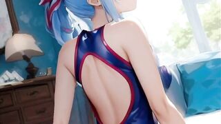 One piece swimsuit anime girls compilation ワンピース水着アニメ女の子コンピレーション