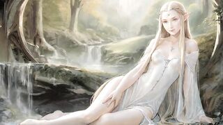 The Ethereal Naked Body of Galadriel - Lord of the Rings Porn Parody