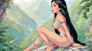 Pocahontas Frees Her Body in the Wilderness