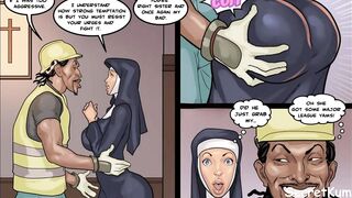 Black Devotion part 1 - Horny nun needs to be fucked