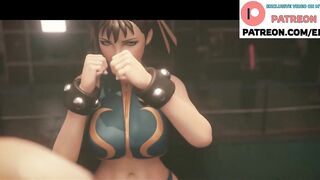 Chun Li Hard Anal Riding After Fight | Hottest Street Fighter Anal Hentai 4k 60fps