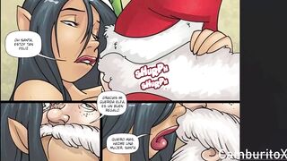 Santa Claus Cheats on His Wife by Fucking the Elves in the Workshop and Ends Up Inside Them
