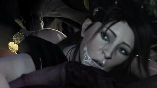 parody Tomb Raider,Lara Croft want suckmy cock and i cum on her tits! Jenny Pink