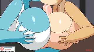 Gumball`s Mom Hard Fucking In Gym And Getting Creampie | Furry Hentai Animation World of Gumball