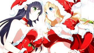 Christmas party stepsisters got exited for special gift anime hentai uncensored cartoon