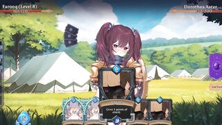 Aura Hentai Card - Cute Girl Gameplay Fucked Scene