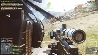 Battlefield 4, random no scope from littlebird