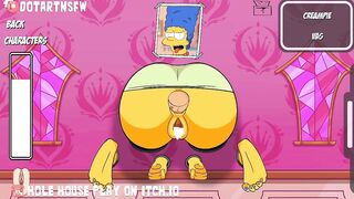 Marge Simpsons Bondage BDSM Glory Hole Big Ass Creampie - Hole House