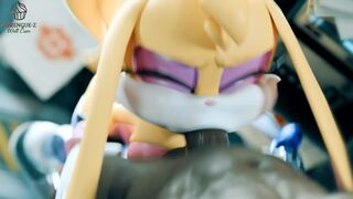 Grab her ears and facefuck rough her bunny throat! (Bunnie Rabbot From Sonic Series) | Merengue Z