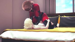 Violet Parr sex on lockers room The incredibles Casual clothes hentai uncensored