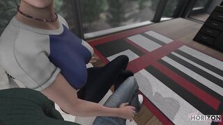 The Friend Starring Kara and Bree: Blowjob, brake failure, and riding animation