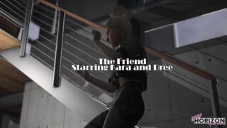 The Friend Starring Kara and Bree: Blowjob, brake failure, and riding animation