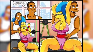Butt on the nape project! Big butt and hot MILF! The Simpsons Simptoons