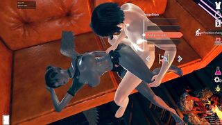 AI-Girl - Goth Fucked while , 2B Cooking in the Background