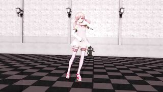 R15 Candy Girl Tease you with her Cute Panty Color 3d Hentai