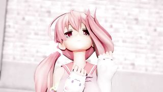 R15 Candy Girl Tease you with her Cute Panty Color 3d Hentai