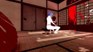 Kujou Sara Genshin Impact 3D Hentai Part 4/9
