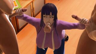 Hinata has Sex for the first Time with the Kage Bunshin no Jutsu