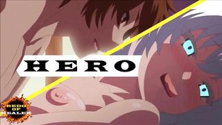 Redo of Healer HERO FUCKS BUSTY HOTTIE - Animated Hentai BLUE EYES Girl Big Tits Cartoon Fuck Boobs