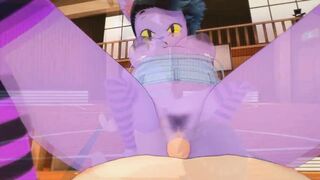 (3D Hentai)(Furry)(Undertale) Sex with Catty