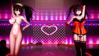 【r-18 MMD】Date a Live Kurumi Dance + Sex