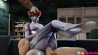 Widowmaker's Anal Session (3d Animation Hentai with Sounds & Voice) Overwatch, Ass Fuck, Big Dick