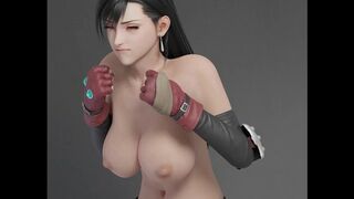 Tifa Grows her Tits at will