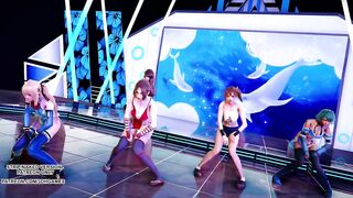 [MMD] Lalal 危 Hot Dance DOA Mai Shiranui Marie Rose Misaki Tamaki 4K 60FPS