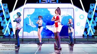 [MMD] Lalal 危 Hot Dance DOA Mai Shiranui Marie Rose Misaki Tamaki 4K 60FPS