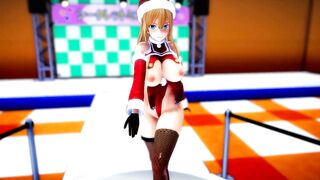 Mmd Christmas Santa Fucked and Squirting on my Helper