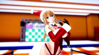Mmd Christmas Santa Fucked and Squirting on my Helper