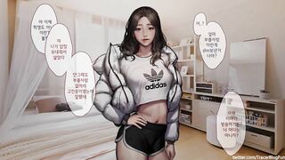 3D Korean Hentai Animation - Adidas Girl 