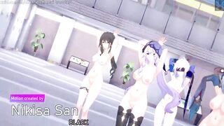 Honkai Star Rail: [MMD] BLACKPINK - ‘Shut Down’ (Black Swan, Ruan Mei, Jingliu, Hanya)