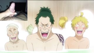 Nami And Nico Robin in the bath uncensored scene of Nami And Nico Robin