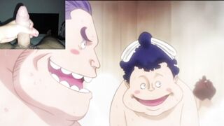 Nami And Nico Robin in the bath uncensored scene of Nami And Nico Robin