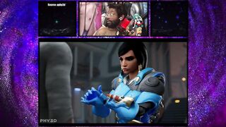 Big Breast Bald Pussy Pharah Gets Fucked In The Ass With This Magic Trick