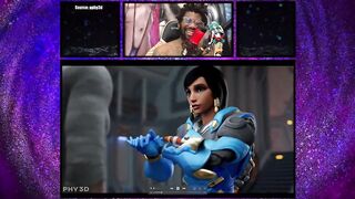 Big Breast Bald Pussy Pharah Gets Fucked In The Ass With This Magic Trick