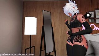 Hot Stepmom turns her Stepson into a cute Femboy then seduces and fucks him - VRChat ERP Preview