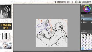 55 Speed Paint - Kinktober After sex time