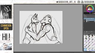 55 Speed Paint - Kinktober After sex time