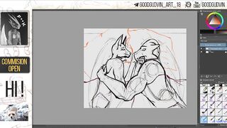 55 Speed Paint - Kinktober After sex time