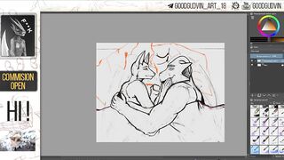 55 Speed Paint - Kinktober After sex time