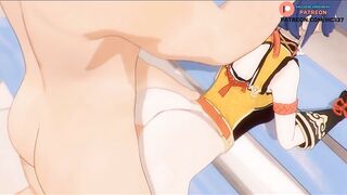 Xiangling Hot Anal Fucking On Public - Genshin Impact Hentai Animation 4K 60Fps