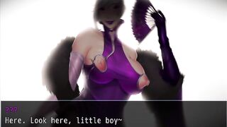 Mistress's boobs sucked on - hentai game