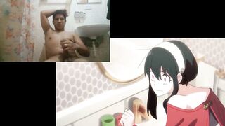Se folla a su hermanastro en el baño hentai sin censura
