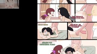 Marco's friends take turns fucking his big cock