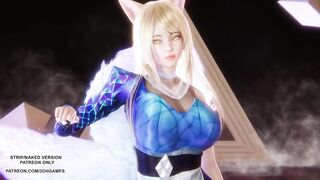 [MMD] HELLOVENUS - Mysterious Ahri Sexy Kpop Dance League of Legends Uncensored Hentai 4K 60FPS