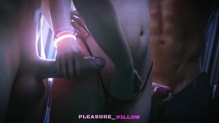 Threesome with Lara Croft